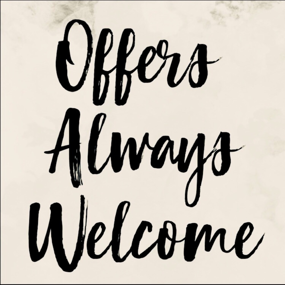 Offers always welcome ✨